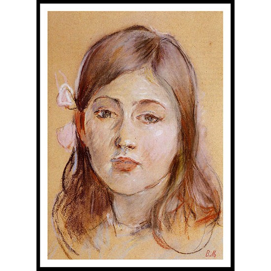 Portrait of Julie, A New Print of a painting by Berthe Morisot