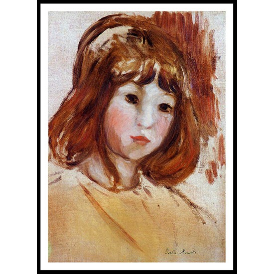 Portrait of a Young Girl, A New Print of a painting by Berthe Morisot