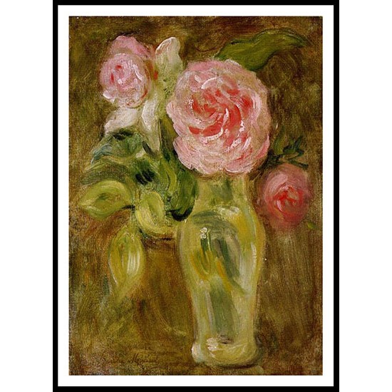 Roses, A New Print of a painting by Berthe Morisot