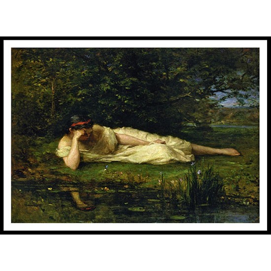 Study The Waters Edge, A New Print of a painting by Berthe Morisot