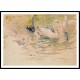 Swans, A New Print of a painting by Berthe Morisot