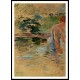 The Bath at Mesnil, A New Print of a painting by Berthe Morisot