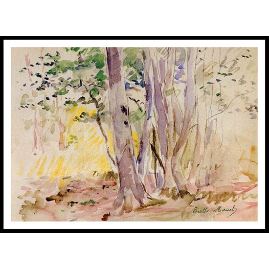 The Bois de Boulogne, A New Print of a painting by Berthe Morisot