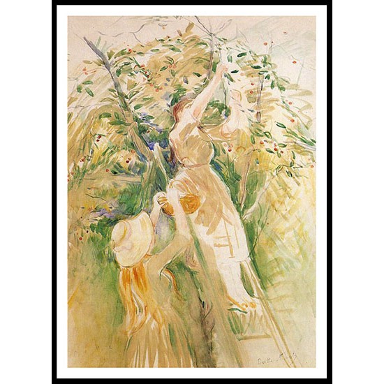 The Cherry Tree study, A New Print of a painting by Berthe Morisot