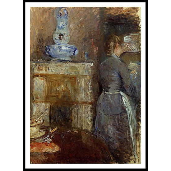 The Dining Room of the Rouart Family Avenue dEylau, A New Print of a painting by Berthe Morisot