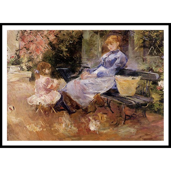 The Fable, A New Print of a painting by Berthe Morisot