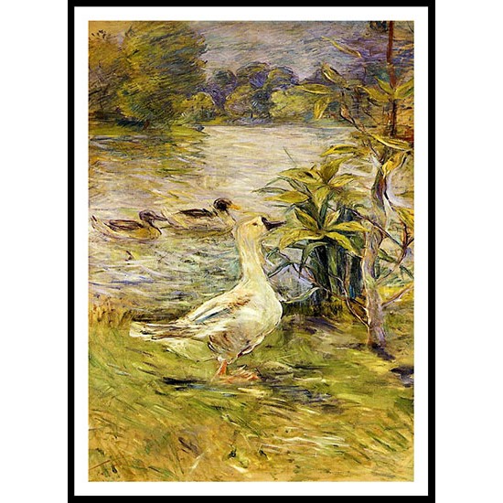 The Goose, A New Print of a painting by Berthe Morisot