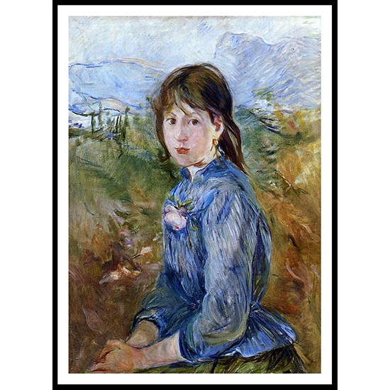 The Little Girl from Nice Celestine, A New Print of a painting by Berthe Morisot