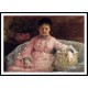 The Pink Dress also known as poop, A New Print of a painting by Berthe Morisot