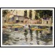 The Seine at Bougival, A New Print of a painting by Berthe Morisot