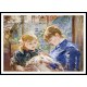 The Sewing Lesson also known as The Artists Daughter Julie with Her Nanny, A New Print of a painting by Berthe Morisot