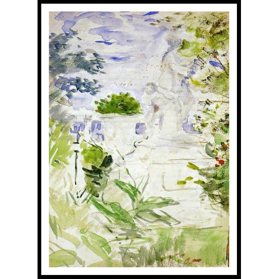 The Tuileries, A New Print of a painting by Berthe Morisot