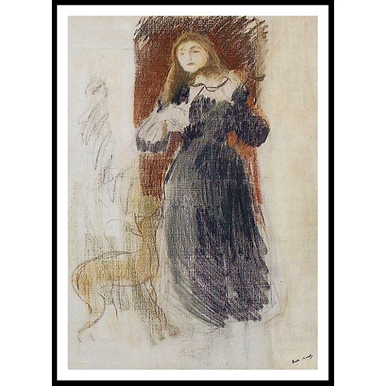 The Violin, A New Print of a painting by Berthe Morisot