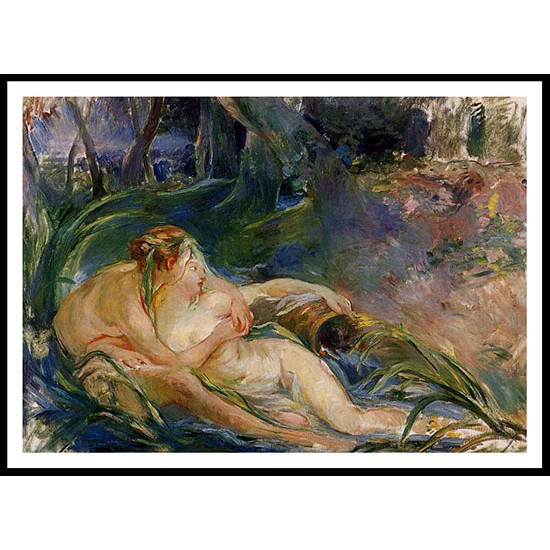 Two Nymphs Embracing, A New Print of a painting by Berthe Morisot