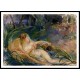 Two Nymphs Embracing, A New Print of a painting by Berthe Morisot