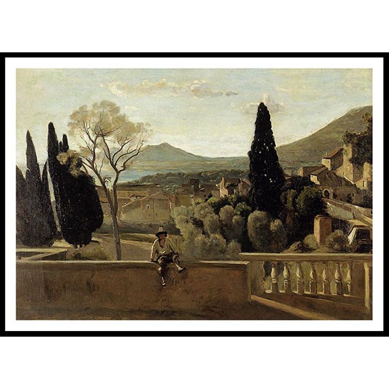 View of Tivoli after Corot, A New Print of a painting by Berthe Morisot