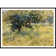 Willows in the Garden at Bougival, A New Print of a painting by Berthe Morisot