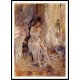 Woman Getting Dressed also known as Young Woman Fastening Her Stockings, A New Print of a painting by Berthe Morisot