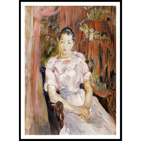 Young Girl Resting, A New Print of a painting by Berthe Morisot