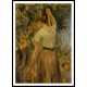 Young Woman Picking Oranges, A New Print of a painting by Berthe Morisot