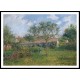 A Corner of the Meadow at Eragny 1902, A New Print Of a Camille Pissaro Painting