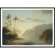 A Creek in St Thomas Virgin Islands 1856, A New Print Of a Camille Pissaro Painting