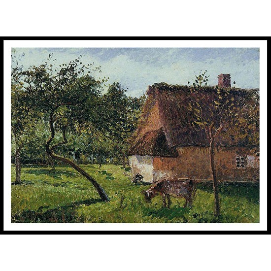 A Field in Varengeville 1899, A New Print Of a Camille Pissaro Painting