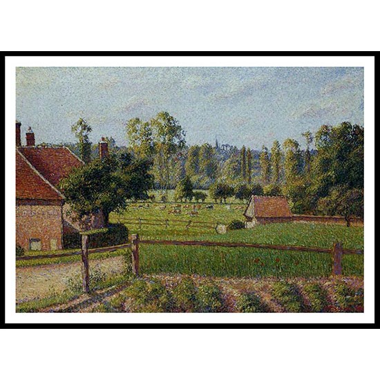 A Meadow in Eragny 1889, A New Print Of a Camille Pissaro Painting