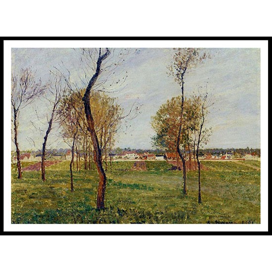 A Meadow in Moret 1901, A New Print Of a Camille Pissaro Painting