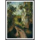 A Peasant in the Lane at the Hermitage Pontoise 1876, A New Print Of a Camille Pissaro Painting