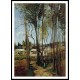 A Village through the Trees 1868, A New Print Of a Camille Pissaro Painting