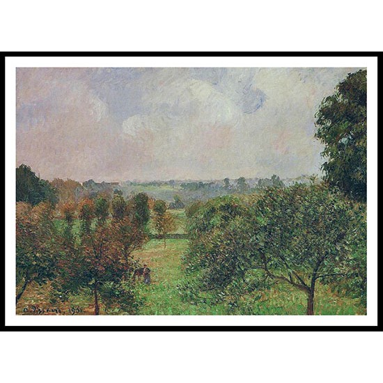 After the Rain Autumn Eragny 1901, A New Print Of a Camille Pissaro Painting