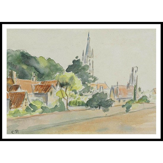 All Saints Church Beulah Hill, A New Print Of a Camille Pissaro Painting