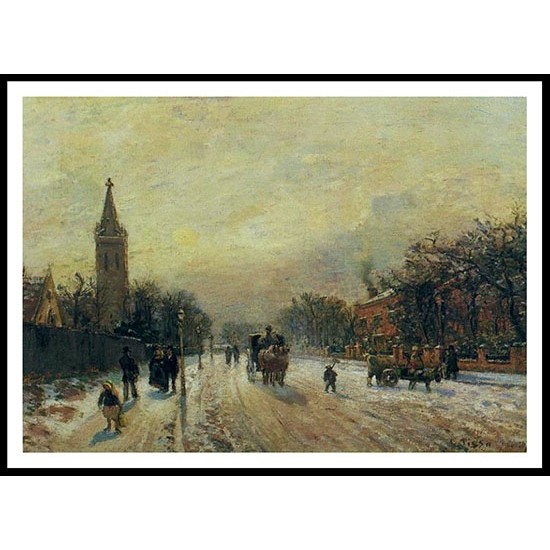 All Saints Church Upper Norwood 1871, A New Print Of a Camille Pissaro Painting