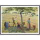 Apple Pickers Eragny 1888, A New Print Of a Camille Pissaro Painting