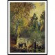 Autumn Montfoucault Pond 1875, A New Print Of a Camille Pissaro Painting