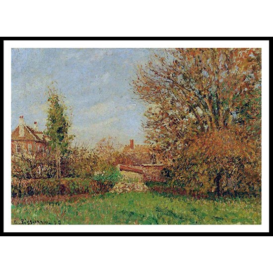 Autunm in Eragny 1899, A New Print Of a Camille Pissaro Painting