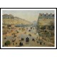 Avenue de lOpera Sunshine Winter Morning 1898, A New Print Of a Camille Pissaro Painting