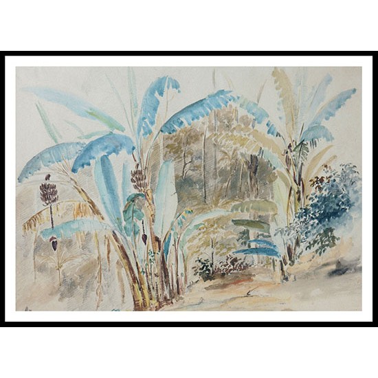 Bananeros, A New Print Of a Camille Pissaro Painting