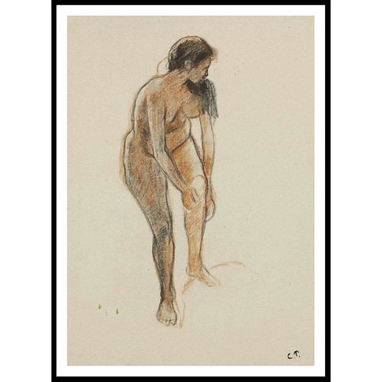 Bather 1896, A New Print Of a Camille Pissaro Painting