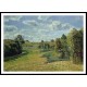 Berneval Meadows Morning 1900, A New Print Of a Camille Pissaro Painting