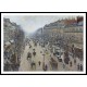 Boulevard Montmartre Morning Grey Weather 1897, A New Print Of a Camille Pissaro Painting