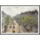 Boulevard Montmartre Spring 1897, A New Print Of a Camille Pissaro Painting