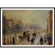 Boulevard des Batignolles 1878 79, A New Print Of a Camille Pissaro Painting