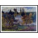 Bourgeois House in the Hermitage Pontoise 1873, A New Print Of a Camille Pissaro Painting