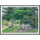 Children in a Garden at Eragny 1897, A New Print Of a Camille Pissaro Painting