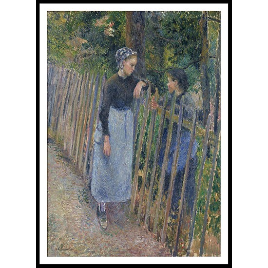 Conversation 1881, A New Print Of a Camille Pissaro Painting