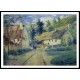 Cottages at Auvers near Pontoise 18791, A New Print Of a Camille Pissaro Painting