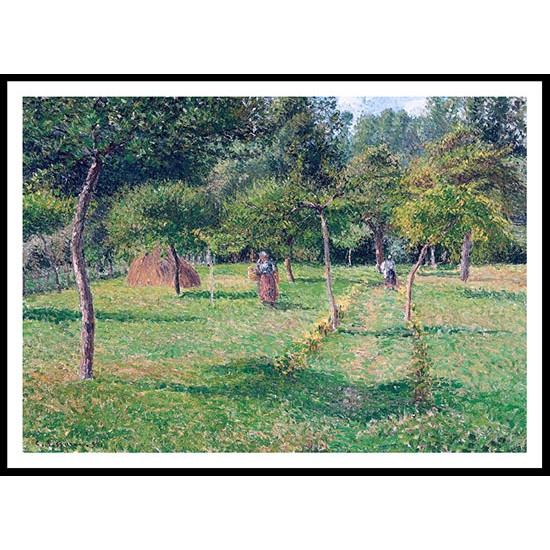 Enclosed Field at Eragny 1896, A New Print Of a Camille Pissaro Painting