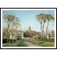 Entering the Village of Voisins 1872, A New Print Of a Camille Pissaro Painting